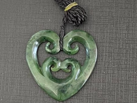 Four Koru Hearts - Pounamu Necklace Online