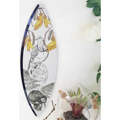 ACM Leaf Kowhai & Birds - Kiwiana Wall Art Online now