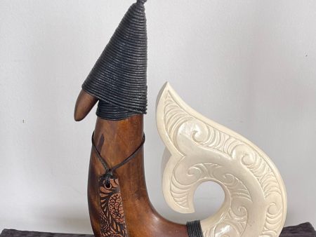 Wooden Carved Hook On a Base Discount