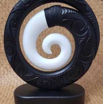 Wood Carved Koru with Resin Online Hot Sale