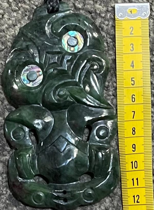 12cm Maori Tiki Pounamu Necklace Hot on Sale