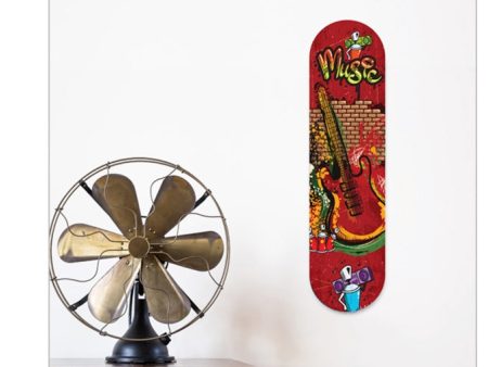 Music Printed Skateboard Art - Kiwiana Wall Art Cheap