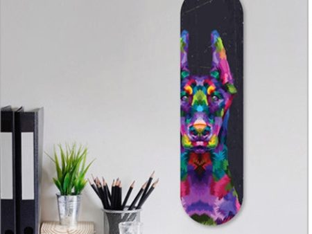 Dobermann Printed Skateboard Art - Kiwiana Wall Art Online