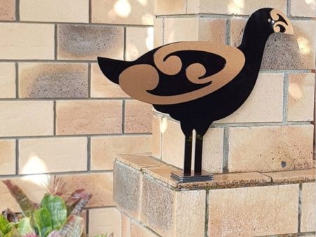 2 Tone Freestanding Art: Pukeko - Metal Art Online Hot Sale