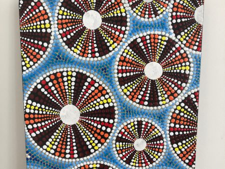 Kina Dot Painting On Canvas - Maori Artwork Sale