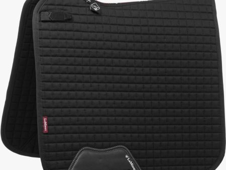 LeMieux Tapis de Selle Prosport Plain Square D-Ring Dressage Noir Online Sale