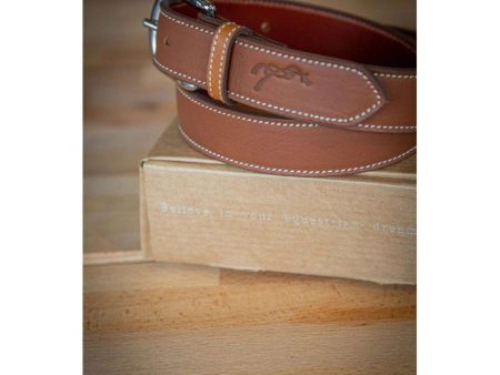 Pénélope Ceinture Initial Cognac Online Sale