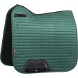 LeMieux Tapis de Selle Luxury Square Dressage Peacock Vert Sale