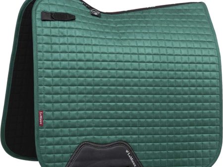 LeMieux Tapis de Selle Luxury Square Dressage Peacock Vert Sale