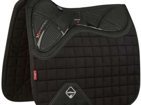 LeMieux Tapis de Selle X-Grip Square Dressage Noir on Sale