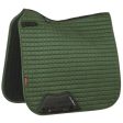 LeMieux Tapis de Selle Luxury Square Dressage Hunter Green For Sale