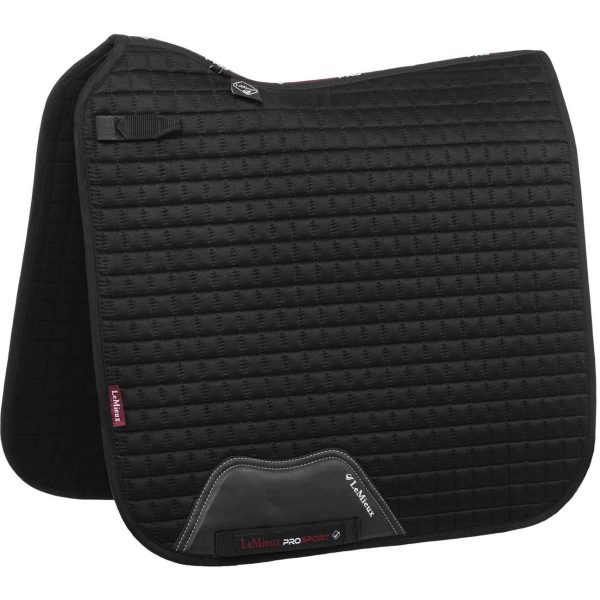 LeMieux Tapis de Selle Luxury Square Dressage Noir Supply