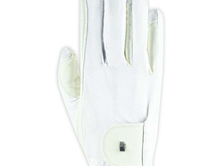 Roeckl Gants d Équitation Roeck-Grip Lite Blanc Online Sale