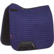 LeMieux Tapis de Selle Luxury Square Dressage Ink Blue on Sale