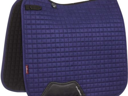 LeMieux Tapis de Selle Luxury Square Dressage Ink Blue on Sale