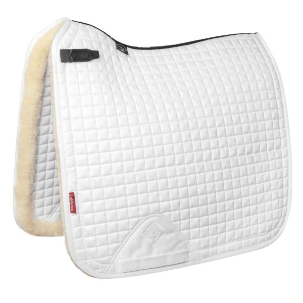 LeMieux Tapis de Selle Sensitive Square Dressage Blanc Online