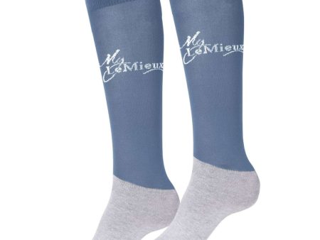 LeMieux Chaussettes Concours Ice Blue on Sale