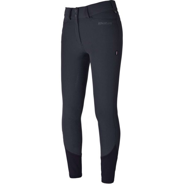 Kingsland Pantalon d Équitation Kadi E-Tec Full-Grip Femmes Gris Online now