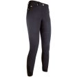 Lauria Garrelli Pantalon d Équitation Basic Silicone Fond de Peau Noir Online