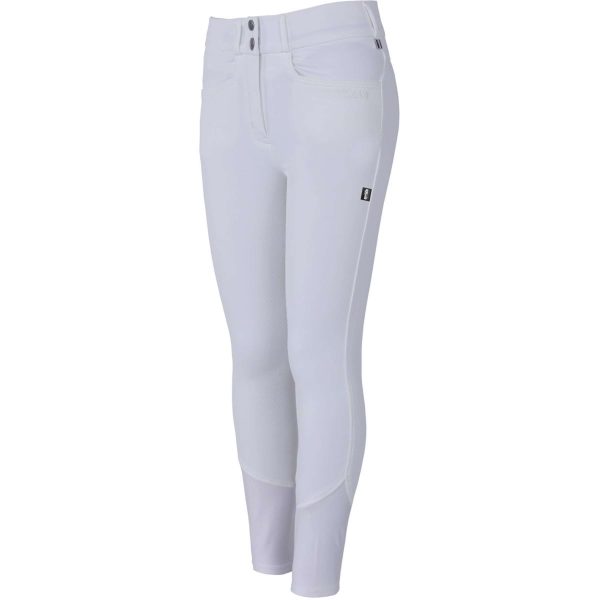 Kingsland Pantalon d Équitation Kadi E-Tec Full-Grip Femmes Blanc For Discount