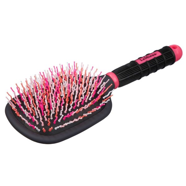 LeMieux Brosse pour Crinière et Queue Tangle Tidy Plus Rose Online now