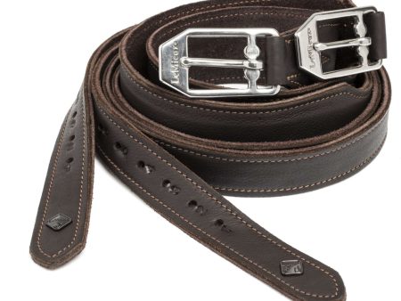 LeMieux Étrivières Vector Pro Cuir Marron Hot on Sale