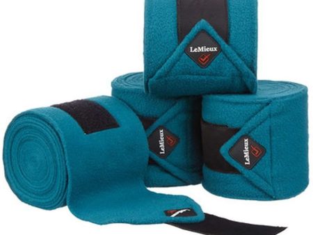 LeMieux Bandages Luxury Polo ensemble de 4 Peacock Vert Cheap