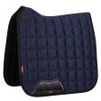 LeMieux Tapis de Selle Carbon Mesh Air Square Dressage Marin Fashion