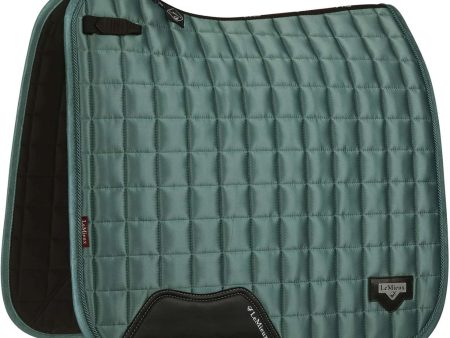 LeMieux Tapis de Selle Loire Classic Satin Square Dressage Sage Cheap