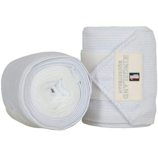 Kingsland Bandages Classic Élastique Blanc on Sale