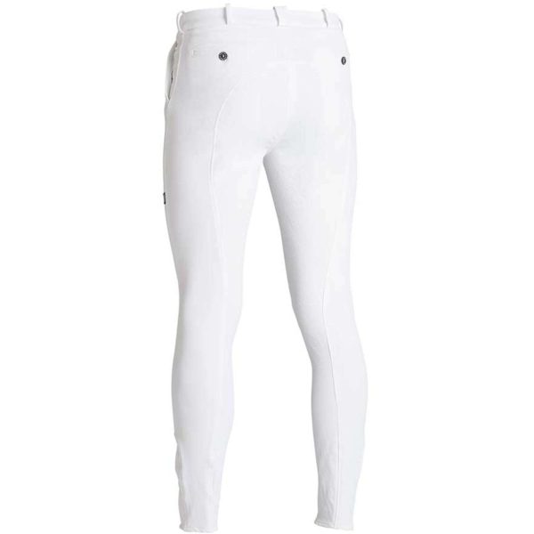 Kingsland Pantalon d Équitation Kenton Full Grip Hommes Blanc Supply