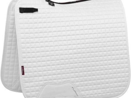 LeMieux Tapis de Selle Luxury Square Dressage Blanc Cheap