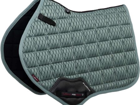 LeMieux Tapis de Selle Carbon Mesh Air Square CC Sage Online Sale