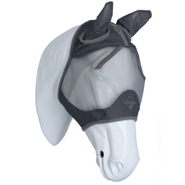 LeMieux Masque Anti-Mouches ArmourShield Pro Half Gris Cheap