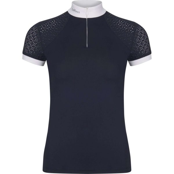 LeMieux Chemise de Spetacle Olivia Manches Courtes Marin For Discount