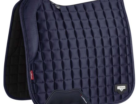 LeMieux Tapis de Selle Loire Memory Satin Square Dressage Marin Online Sale