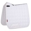 LeMieux Tapis de Selle Carbon Mesh Air Square Dressage Blanc Supply