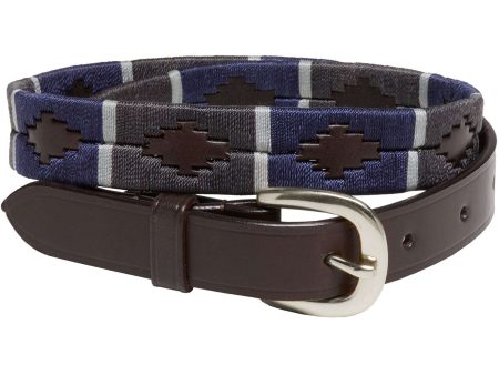 Kieffer Ceinture Buenos Aires Marron Gris Bleu on Sale