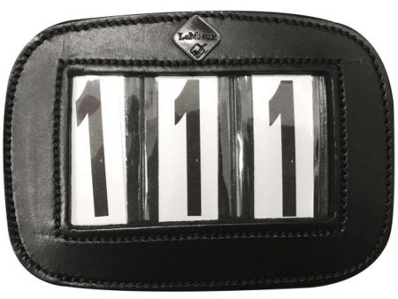 LeMieux Numéros de départ Saddle Pad Noir Fashion