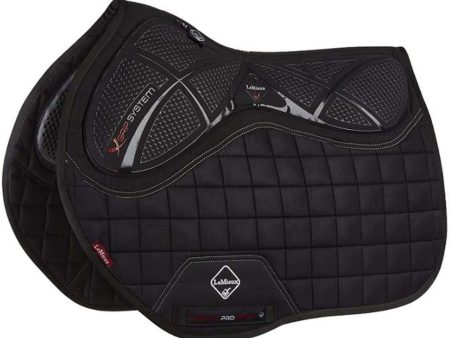 LeMieux Tapis de Selle X-Grip Twin Square EuroJump Noir Online