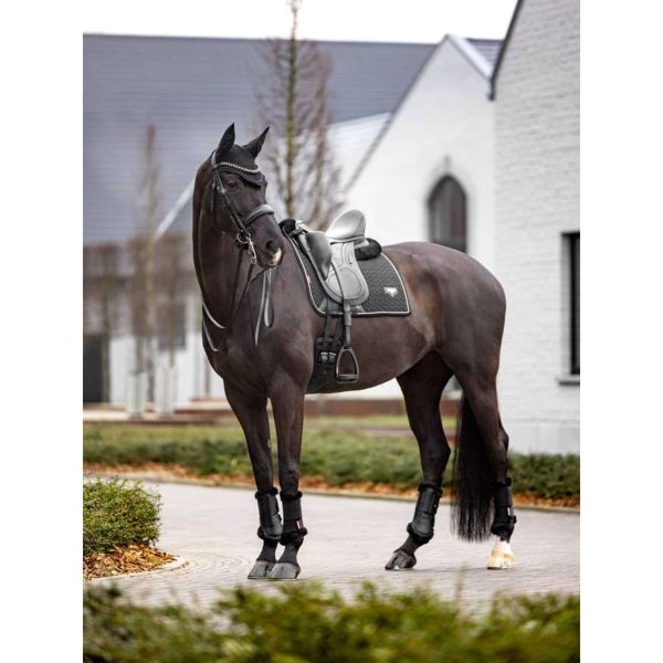 LeMieux Tapis de Selle de Dressage Puissance Suede Noir Online Sale