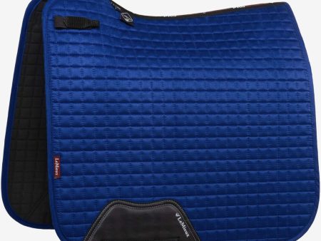 LeMieux Tapis de Selle Luxury Square Dressage Benetton Blue Sale