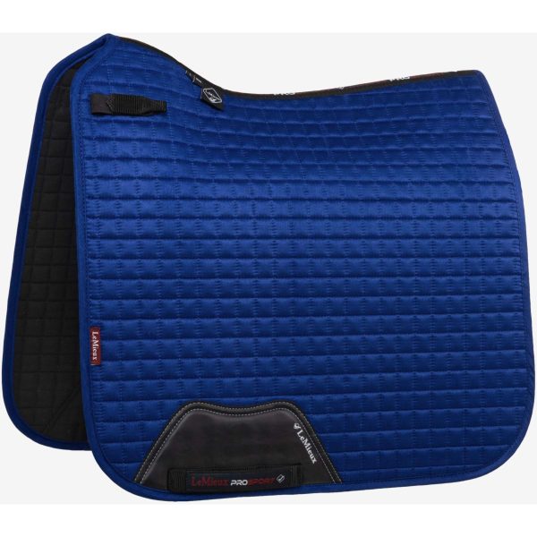 LeMieux Tapis de Selle Luxury Square Dressage Benetton Blue Sale