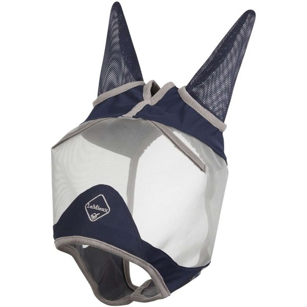 LeMieux Masque Anti-Mouches Amour Shield Pro avec Oreilles Marin Fashion