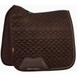 LeMieux Tapis de Selle Crystal Suede Dressage Marron Supply