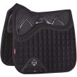 LeMieux Tapis de Selle X-Grip Twin Square Dressage Noir Sale