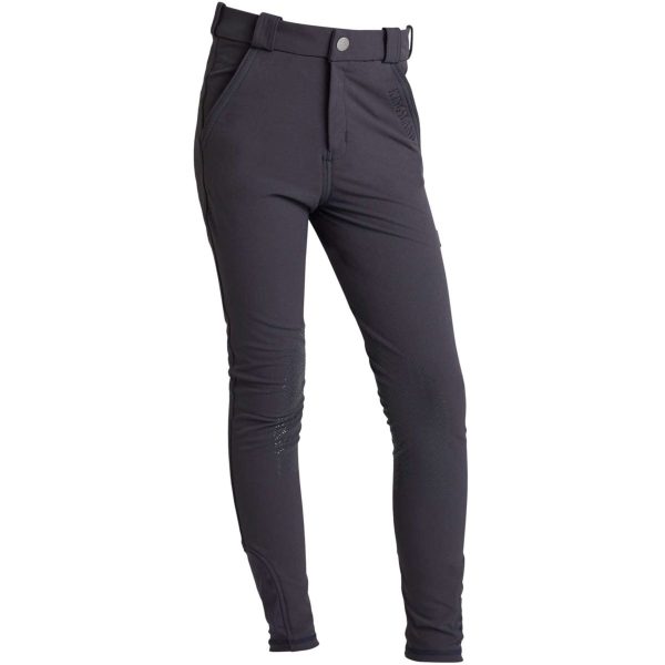 Kingsland Pantalon d Équitation Classic Kaden E-tec K-Grip Garçons Marin For Sale