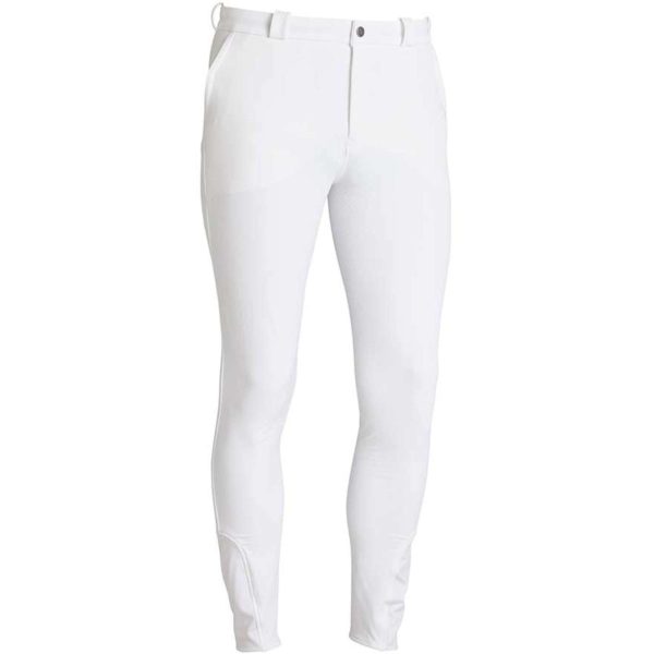 Kingsland Pantalon d Équitation Kenton Full Grip Hommes Blanc Supply