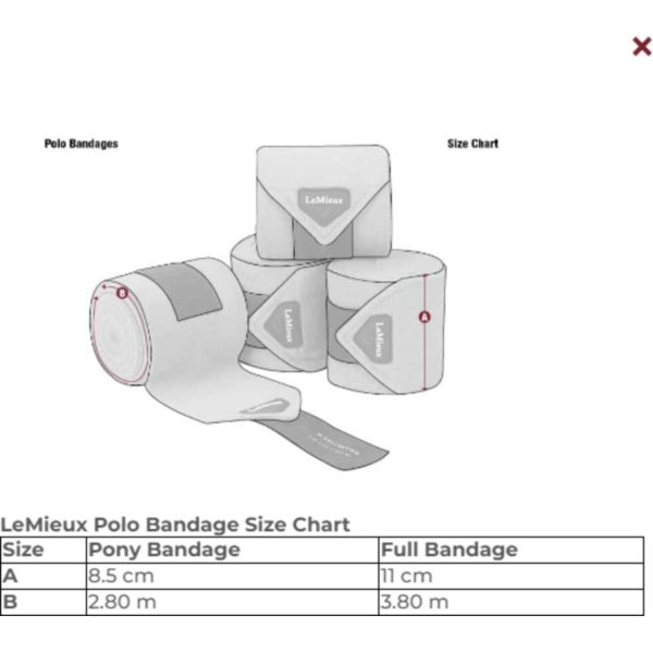 LeMieux Bandages Loire Polo Blanc Supply