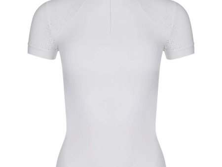 LeMieux Chemise de Spetacle Olivia Manches Courtes Blanc For Discount